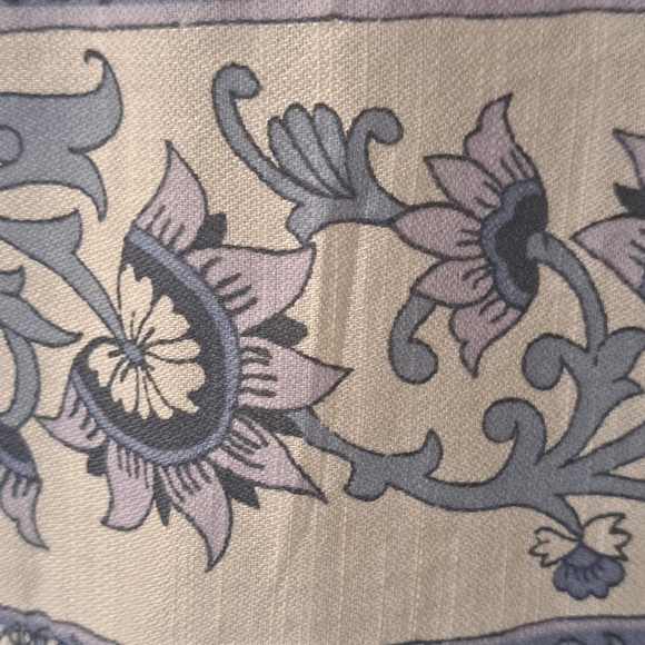 Lucky Brand Printed Flutter Sleeve Top - Picture 6 of 10